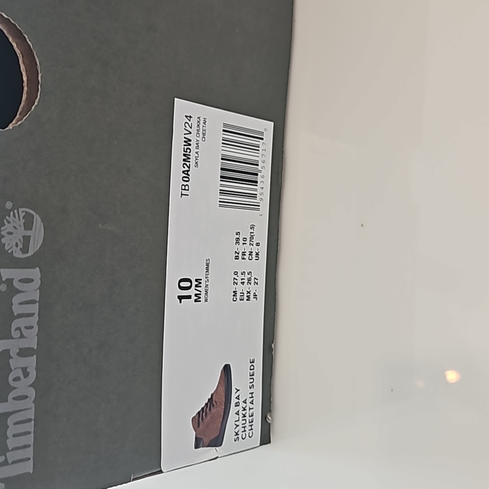 NWT Timberland | SkylaBay Chumka Cheetah Suede | Womens Size 10 - Picture 4 of 6